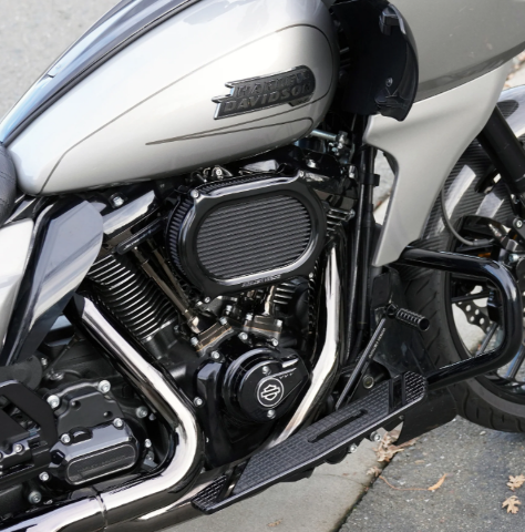 Arlen Ness Oval Stage 2 Black Air Filter Kit for 2023-26 Harley Touring Softail