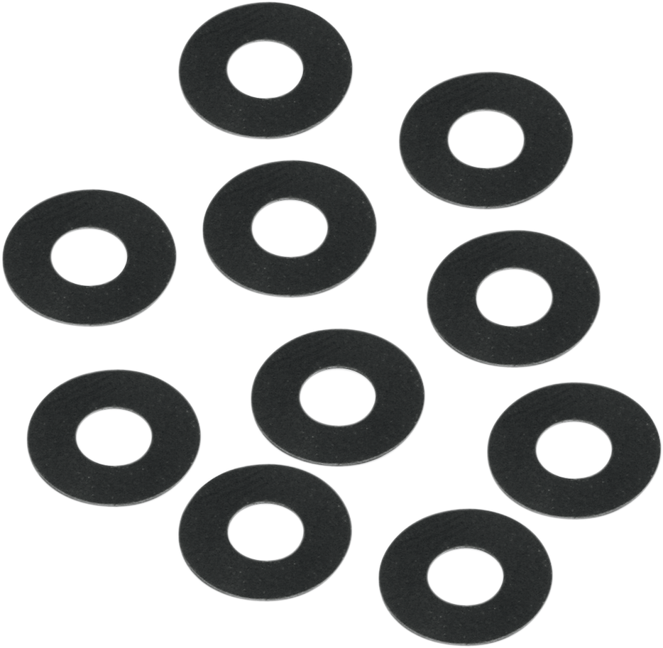 S&S Cycle Black 3/8" Carburetor Breather Steel Washers 10 Pack Harley Davidson