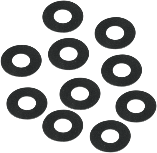 S&S Cycle Black 3/8" Carburetor Breather Steel Washers 10 Pack Harley Davidson