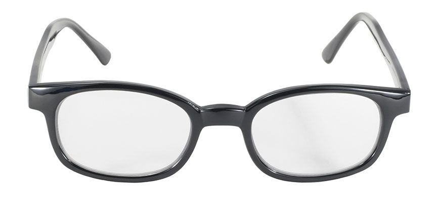 X-KD's 1011 Grey Day 2 Nite Lens Black Frame Old School Motorcycle Sunglesses
