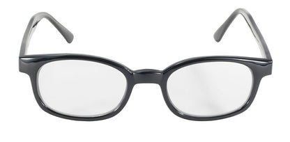 X-KD's 1011 Grey Day 2 Nite Lens Black Frame Old School Motorcycle Sunglesses