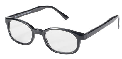 X-KD's 1011 Grey Day 2 Nite Lens Black Frame Old School Motorcycle Sunglesses