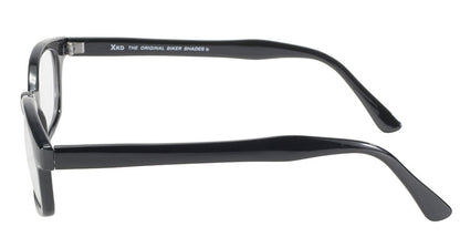 X-KD's 1011 Grey Day 2 Nite Lens Black Frame Old School Motorcycle Sunglesses