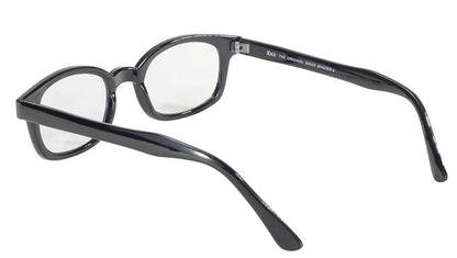 X-KD's 1011 Grey Day 2 Nite Lens Black Frame Old School Motorcycle Sunglesses
