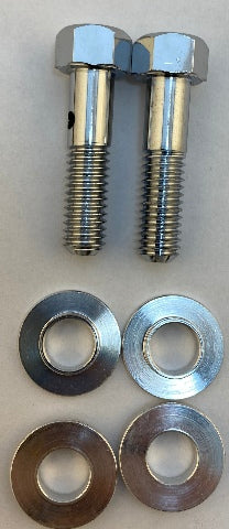 Drag Specialties Chrome Breather 3/8" - 16 Bolt Kit 1999-2017 Harley Twin Cam