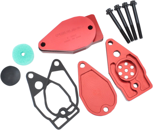 Feuling Red Rocker Box Breather Kit fits 99-17 Harley Touring Softail Twin Cam