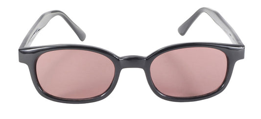 X-KD's 1 Pair Rose Lens Old School Biker Motorcycle Sunglasses 10120