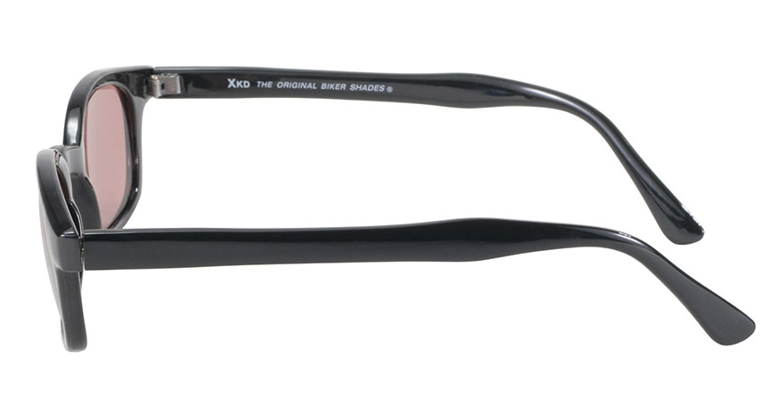 X-KD's 1 Pair Rose Lens Old School Biker Motorcycle Sunglasses 10120
