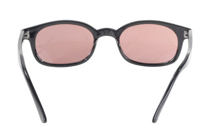 X-KD's 1 Pair Rose Lens Old School Biker Motorcycle Sunglasses 10120