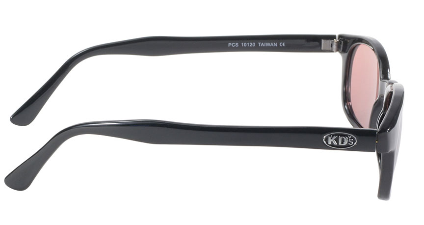X-KD's 1 Pair Rose Lens Old School Biker Motorcycle Sunglasses 10120