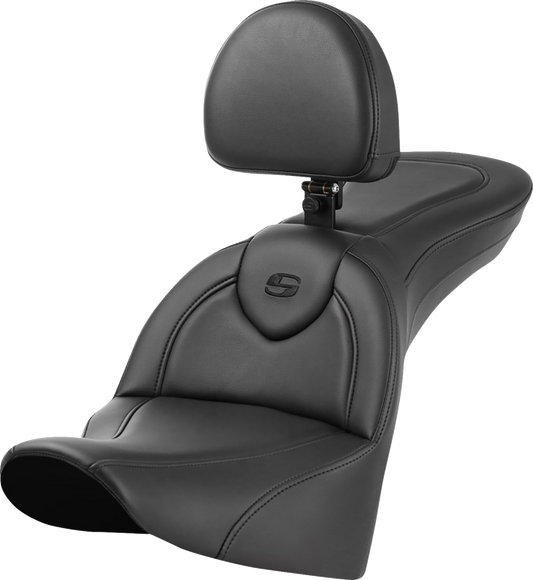Saddlemen Roadsofa Gel Seat & Backrest fits 2018-2025 Harley Softail FLSL FLHC