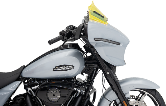 Klock Werks Kolor Flare 8" Yellow Ice Windshield for 2023-25 Harley Street Glide