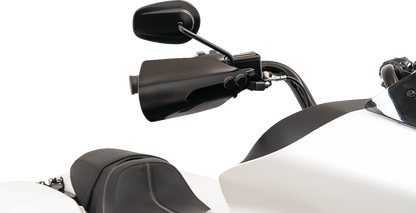 Memphis Shades Black Handlebar Hand Guards for 2023-2024 Harley Road Glide FLTR