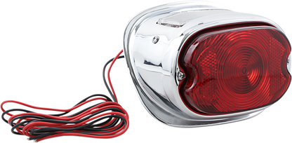 Drag Specialties Chrome Rear Taillight Assembly 1955-72 Harley Sportster FLH FL