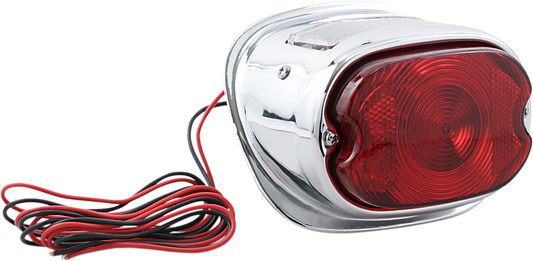 Drag Specialties Chrome Rear Taillight Assembly 1955-72 Harley Sportster FLH FL