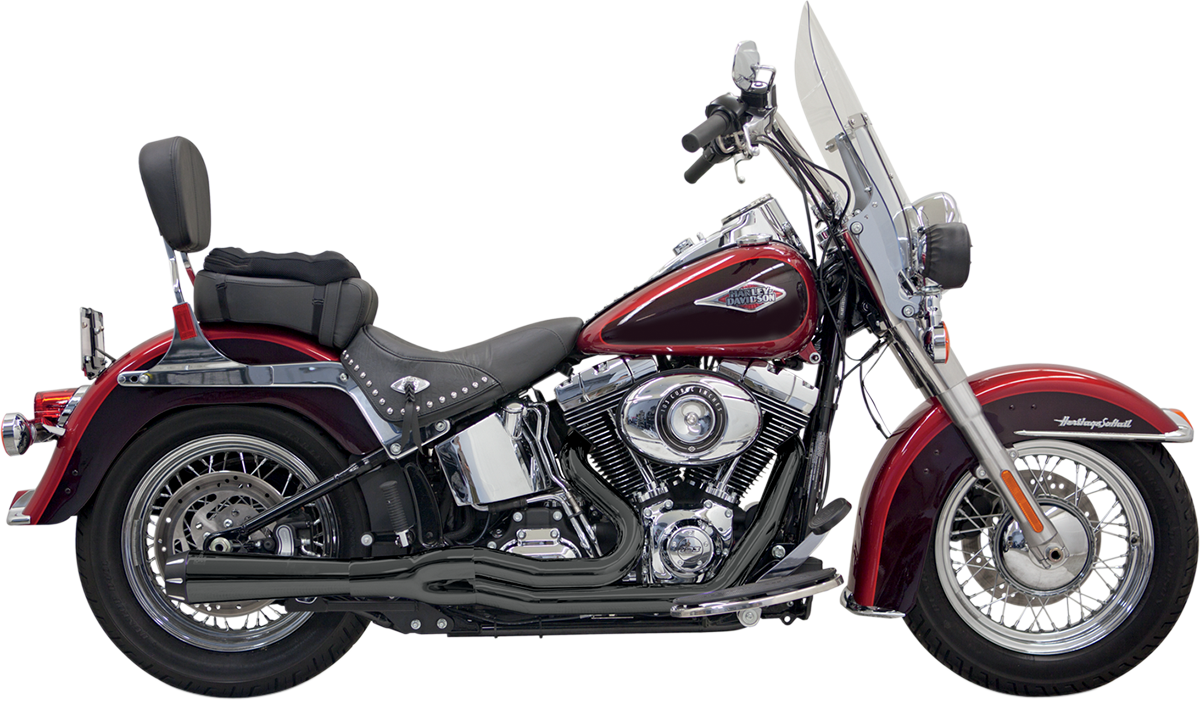 Bassani Road Rage Mega Power Short 2-1 Exhaust 1986-2017 Harley Softail Models