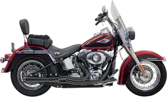 Bassani Road Rage Mega Power Short 2-1 Exhaust 1986-2017 Harley Softail Models
