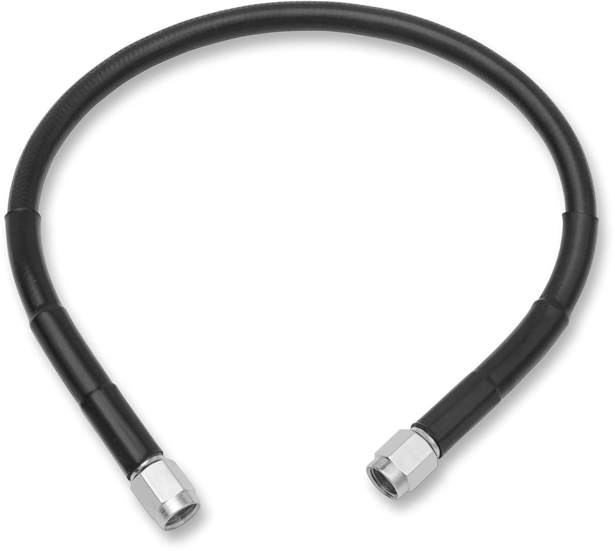 Drag Specialties Black Vinyl 19" Rear Brake Line fits Harley Davidson