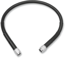 Drag Specialties Black Vinyl 19" Rear Brake Line fits Harley Davidson
