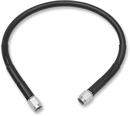 Drag Specialties Black Vinyl 19" Rear Brake Line fits Harley Davidson
