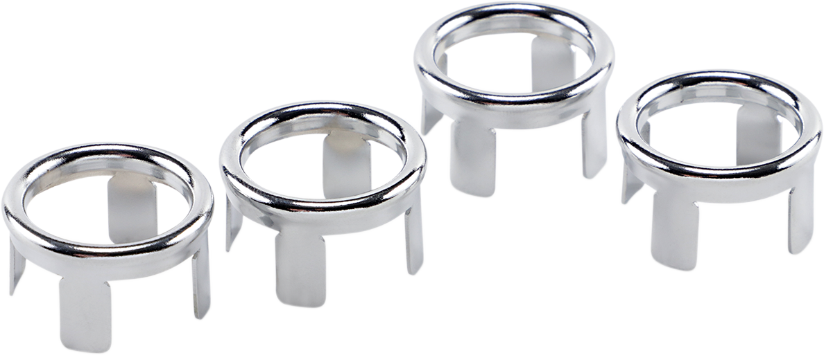 Chris products Taillight Turn Signal Universal Motorcycle Lens 4 Pack Blue Dots