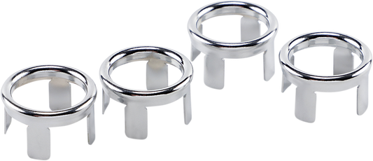 Chris products Taillight Turn Signal Universal Motorcycle Lens 4 Pack Blue Dots