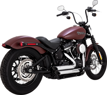 Vance & Hines Chrome Shortshots Staggered Exhaust 2018-2024 Harley Softail
