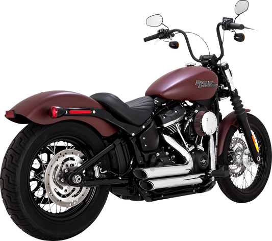 Vance & Hines Chrome Shortshots Staggered Exhaust 2018-2024 Harley Softail