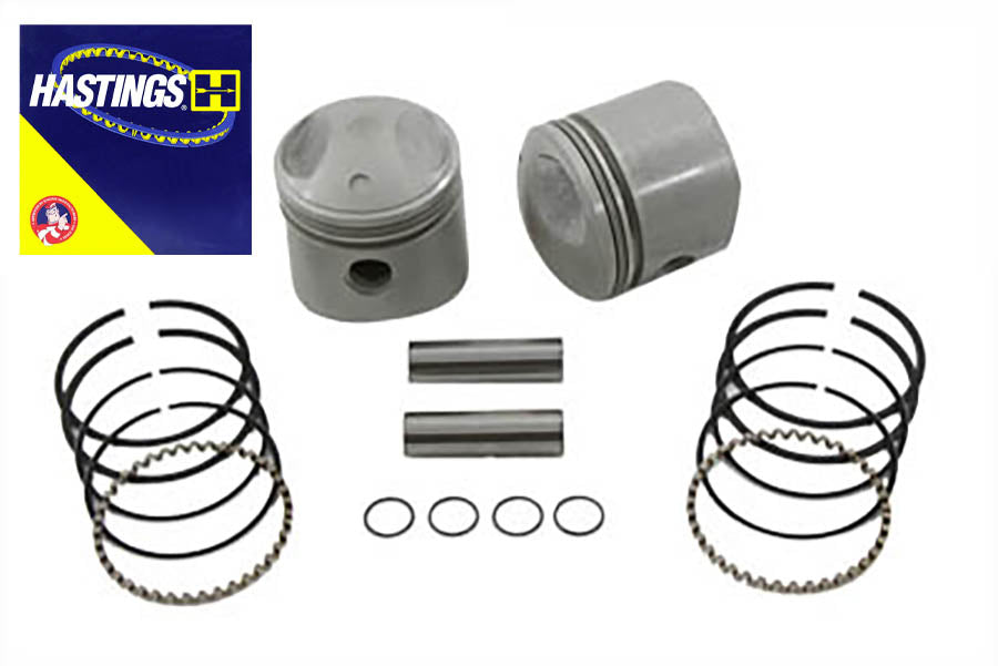 Vtwin 74" Overhead Valve .050 Oversize 3-7/16" Piston Kit 1941-77 Harley Panhead