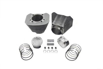 VTwin 1200cc Cylinder & Piston Conversion Kit Silver 2004 & Up Harley Sportster