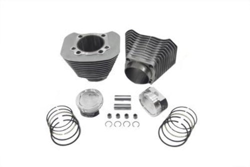 VTwin 1200cc Cylinder & Piston Conversion Kit Silver 2004 & Up Harley Sportster