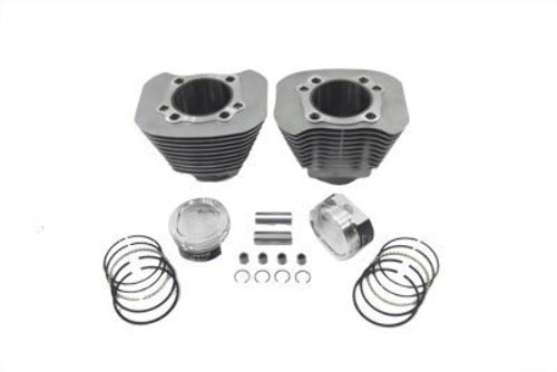 VTwin 1200cc Cylinder & Piston Conversion Kit Silver 2004 & Up Harley Sportster
