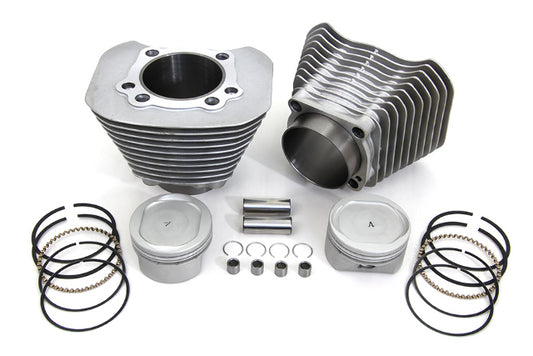 Vtwin Silver 1200cc Motorcycle Cylinder Pistons Conversion Kit 2004-2016 Harley
