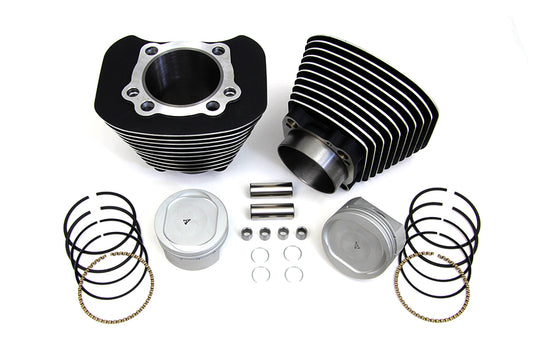 Vtwin Black Motorcycle 1200cc Cylinder Piston Conversion Kit 2004-2016 Harley Xl