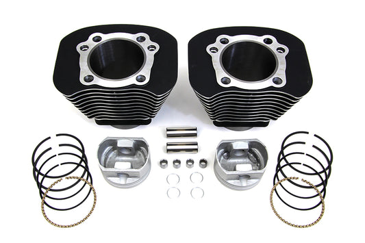 Vtwin Black Motorcycle 1200cc Cylinder Piston Conversion Kit 2004-2016 Harley Xl