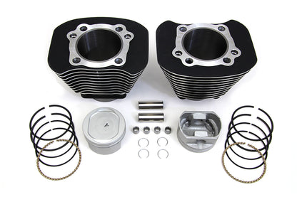 Vtwin Black Motorcycle 1200cc Cylinder Piston Conversion Kit 2004-2016 Harley Xl