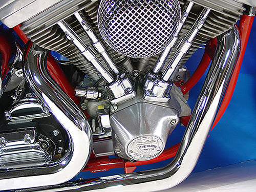 VTwin Chrome Pushrod Tube Kit for 1984-1999 Harley Davidson Big Twin Evo