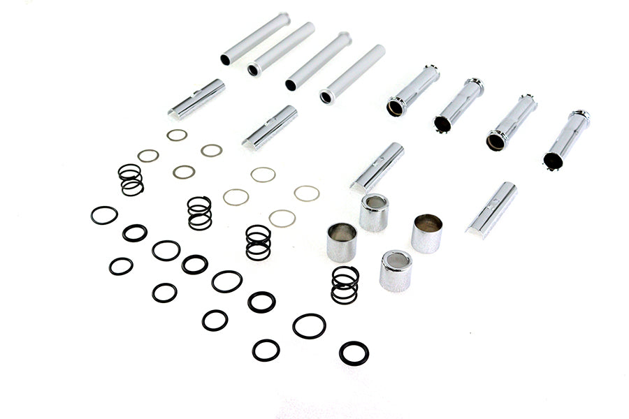 VTwin Chrome Pushrod Tube Kit for 1984-1999 Harley Davidson Big Twin Evo