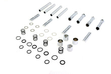 VTwin Chrome Pushrod Tube Kit for 1984-1999 Harley Davidson Big Twin Evo