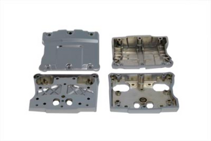 Vtwin Chrome Rocker Box Cover Set fits 1999-2017 Harley Twin Cam FXST FXD FLST