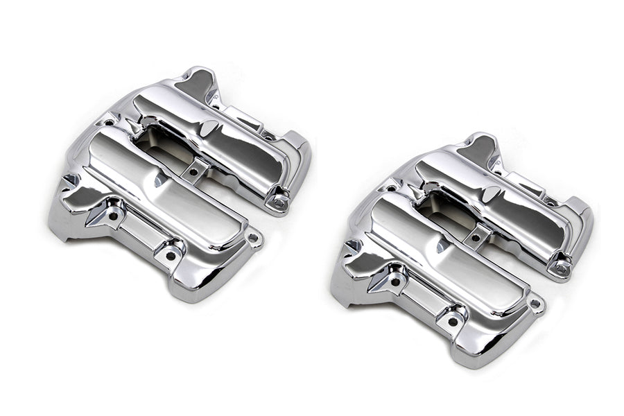 Vtwin Chrome Rocker Box Cover Set fits 2017-2022 Harley Davidson M8