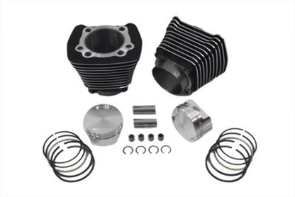 Vtwin Black 1200cc Cylinder Wiseco Piston Ring Kit 1988-2003 Harley Sportster XL