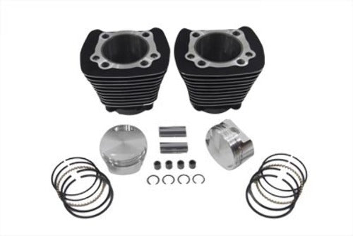 Vtwin Black 1200cc Cylinder Wiseco Piston Ring Kit 1988-2003 Harley Sportster XL