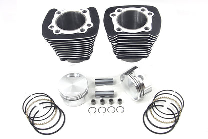Vtwin Black 10.5:1 Cylinder Piston Ring Kit for 1988-2003 Harley Davidson Sportster