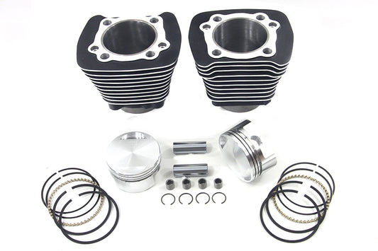 Vtwin Black 10.5:1 Cylinder Piston Ring Kit for 1988-2003 Harley Davidson Sportster