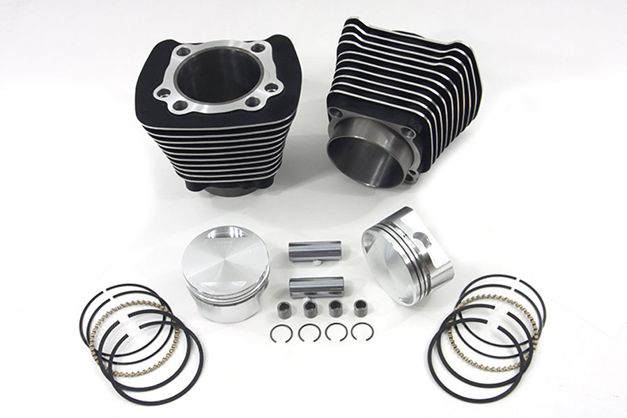 Vtwin Black 10.5:1 Cylinder Piston Ring Kit for 1988-2003 Harley Davidson Sportster
