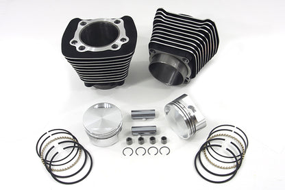 Vtwin Black 10.5:1 Cylinder Piston Ring Kit for 1988-2003 Harley Davidson Sportster