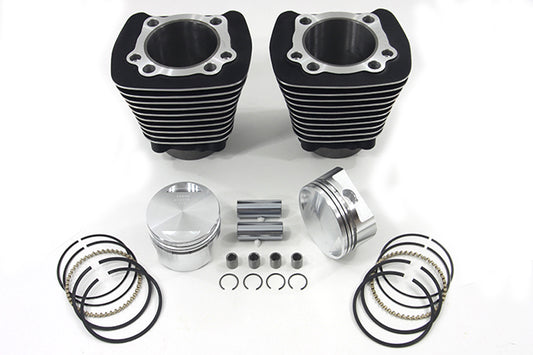 Vtwin Black 10.5:1 Cylinder Piston Ring Kit for 1988-2003 Harley Davidson Sportster