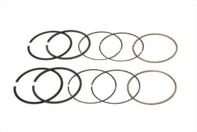 Vtwin 1200cc Hastings Moly Standard Piston Ring Set for 2004-16 Harley Sportster