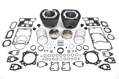 Vtwin Black 110 Cylinder Engine Kit fits 2007-2017 Harley Touring Softail